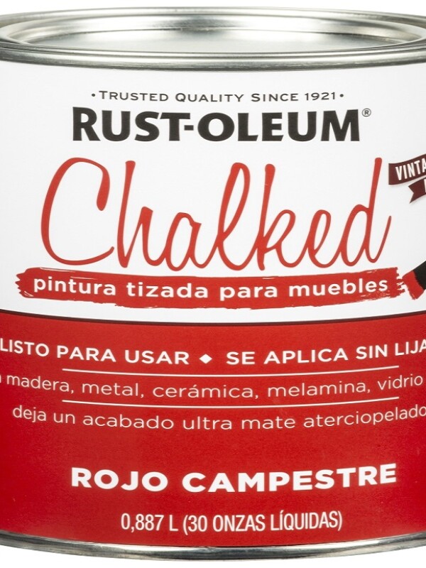 RUTS OLEUM BROCHABLE ROJO CAMPESTRE 0.887 LT N/A