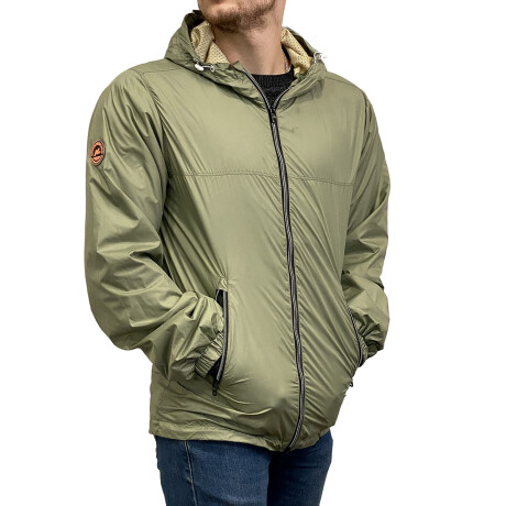 Campera North Sails N+ Nylon Impermeable Para Hombre Verde