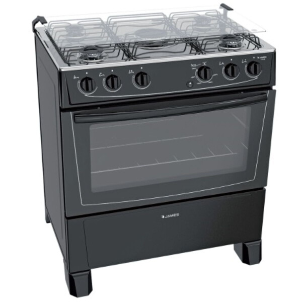 COCINA JAMES 5 HORNALLAS NEGRA MOD C 150 B COCINA JAMES 5 HORNALLAS NEGRA MOD C 150 B