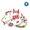 Pista circuito estacion de tren madera HAPE Pista circuito estacion de tren madera HAPE