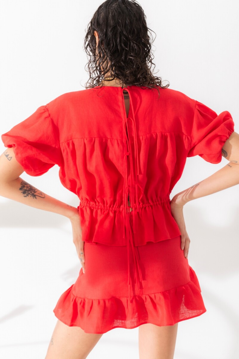BLUSA OCTOPUS Rojo