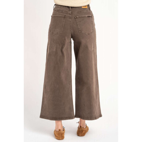 Jean Wide Leg Marron