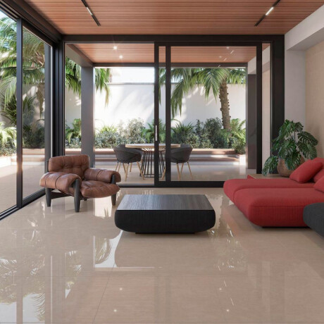 CERAMICA PARA PISO MARFIL DE 74X74 SATINADO RECTIFICADO INCEFRA GAMAS DE BEIGE