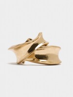 Aros Abiertos Con Bordes dorado