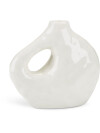 Jarrón SIGFRED W16xL7xH14 cm blanco Jarrón SIGFRED W16xL7xH14 cm blanco
