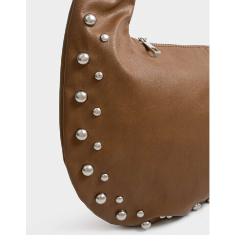 Cartera Saca Tachas Blanco Crudo