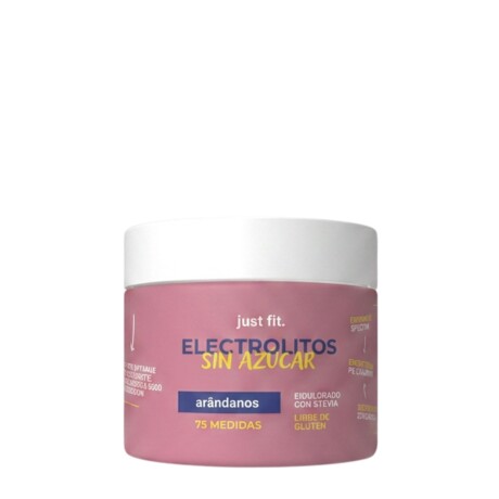 Electrolitos Sabor a Frutos del bosque JUST FIT Electrolitos Sabor a Frutos del bosque JUST FIT
