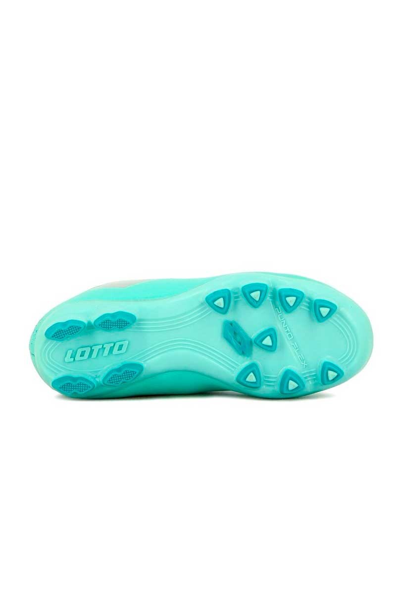 ZAPATO DE FUTBOL CANCHA LOTTO NIÑO MODELO PERUGIA Turquesa
