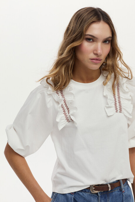 Blusa Tunez Blanco