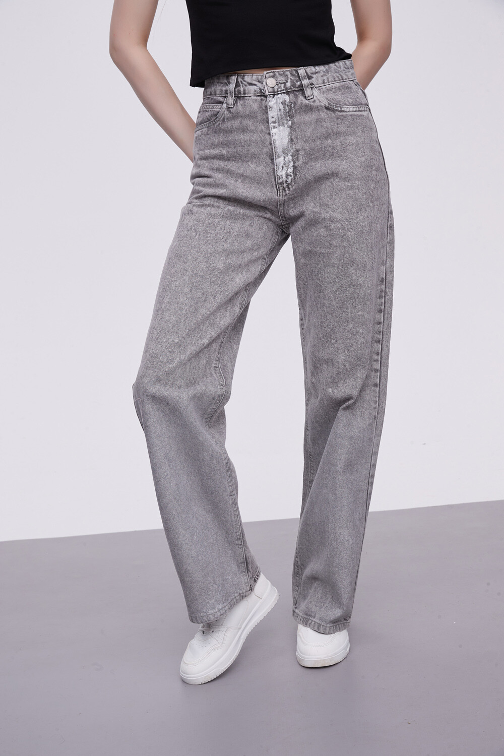 Pantalon Danisa Gris Claro