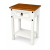 Consola 1 Cajones Corona Blanca/Caramelo | Brillante Hogar Consola 1 Cajones Corona Blanca/Caramelo | Brillante Hogar