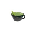 BOWL PARA SOPA CERAMICA CON CUCHARA 450ML MULTICOLOR