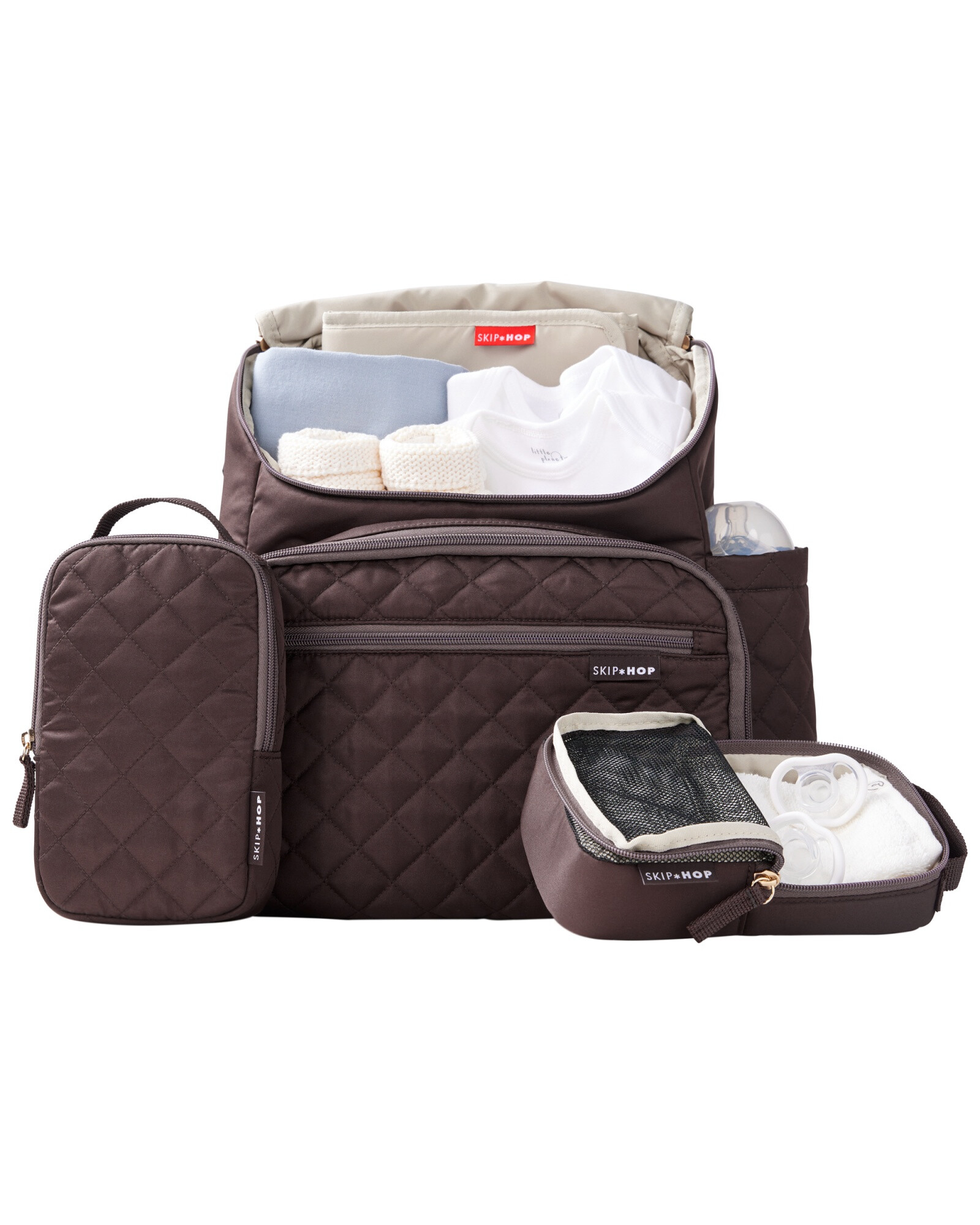 Mochila maternal Forma, chocolate Sin color