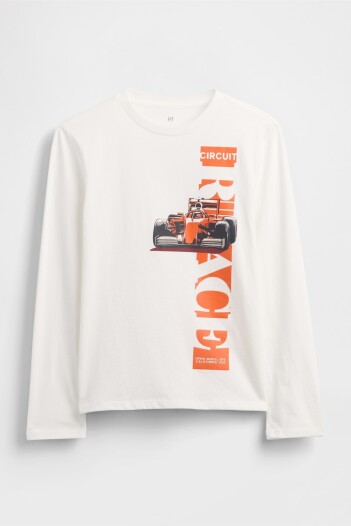 Remera Gráfico Niño New Off White