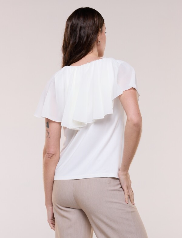 Blusa Volados CRUDO