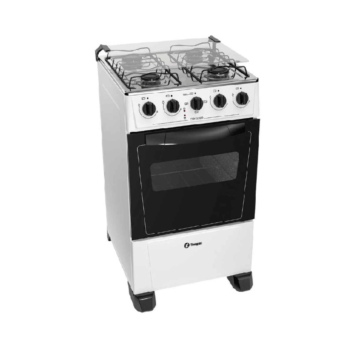 Cocina Thompson Blanca a Gas 4 Hornallas CTH10000 