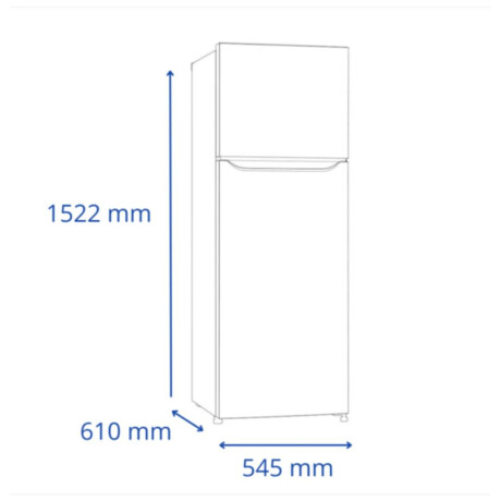 Heladera JAMES RJ 275 INV 236 Lt Blanco