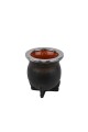 Mate ceramica florero Negro