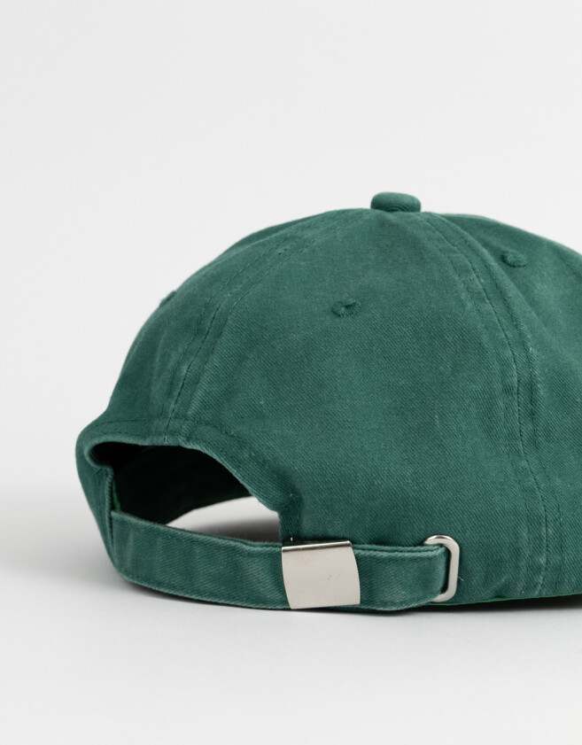Caps Denim Gorra Canvas Bordada - Verde Medio