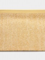 Bolso De Fiesta Efecto Rafia natural