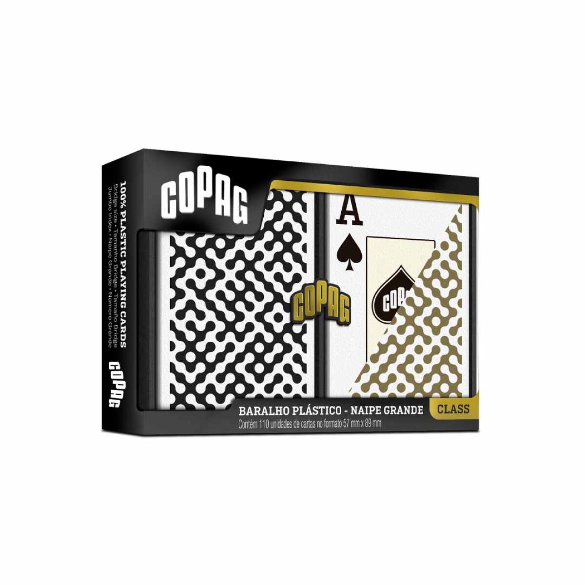 Pack De Cartas De Poker Copag Class 91678 Universo Binario 