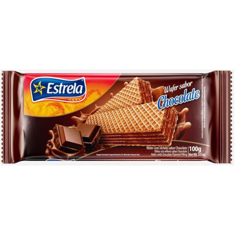 WAFFLE RELL ESTRELA 100G CHOCOLATE WAFFLE RELL ESTRELA 100G CHOCOLATE