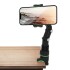 Soporte Celular Universal Pinza Base Brazo Flexible 360 Auto Variante Color Negro
