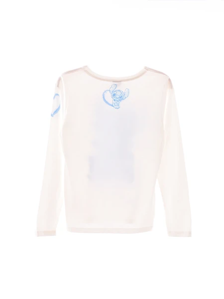 REMERA STITCH CUTE OFF WHITE