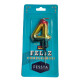 Vela N° Metalizada Degrade CUATRO