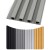 Pack x20 Wpc Simil Madera Wall Panel Lambrin 2.90x16.7 Color Gris Oscuro