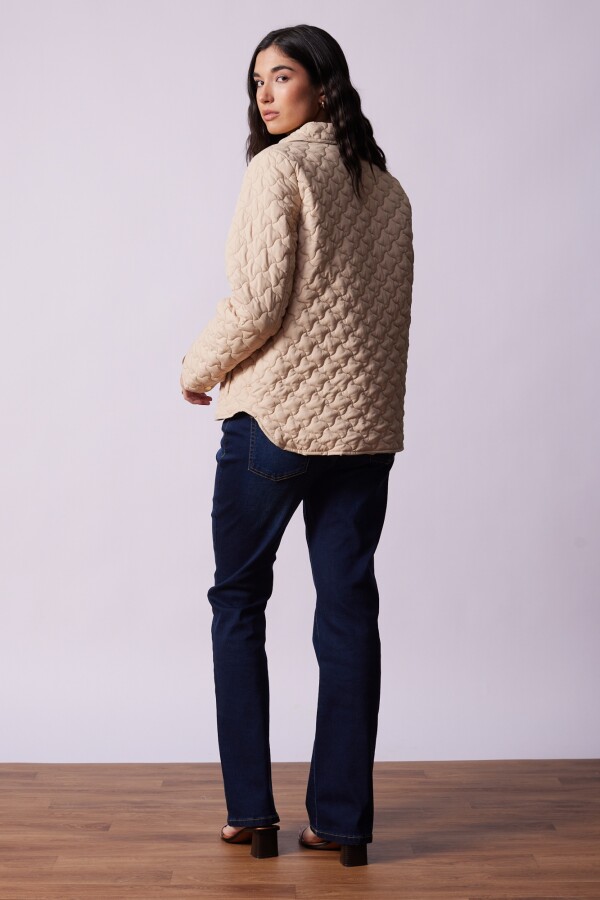 Campera Capitoneada BEIGE