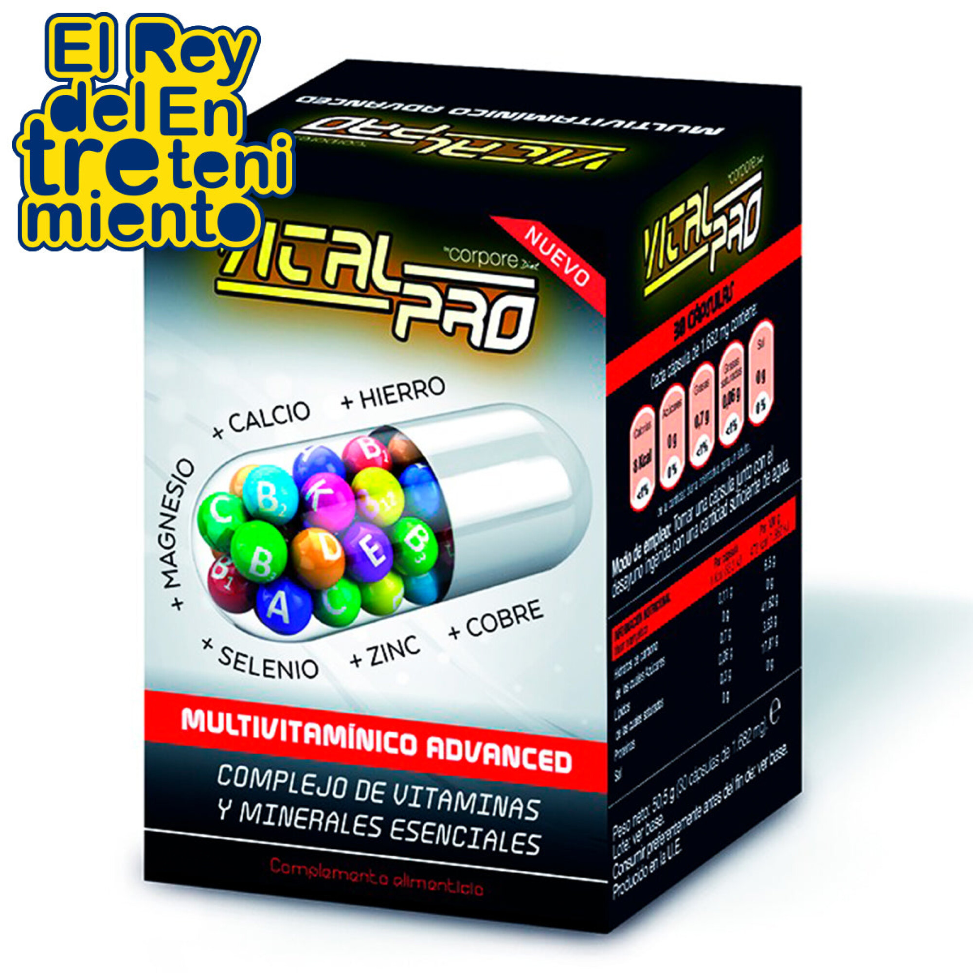 Multivitaminico Advanced Corpore X30 Hecho En España — El Rey del entretenimiento