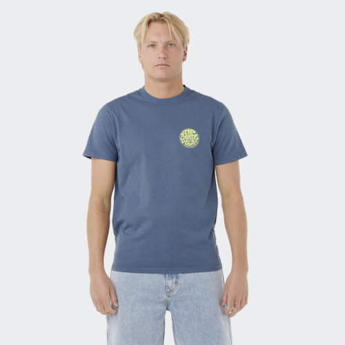 Remera Rip Curl MC Rip Curl Wettie Icon Azul