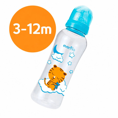 Mamadera Evenflo Dreams Bebés 3-12M 240Ml Tetina Flujo Medio Celeste