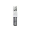Set x2 velas twisted Gris