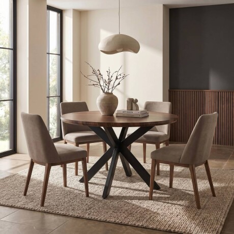 Mesa de Comedor Sfera Roble Oscuro