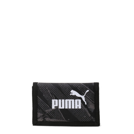 Billetera Puma Aop Negro - Gris
