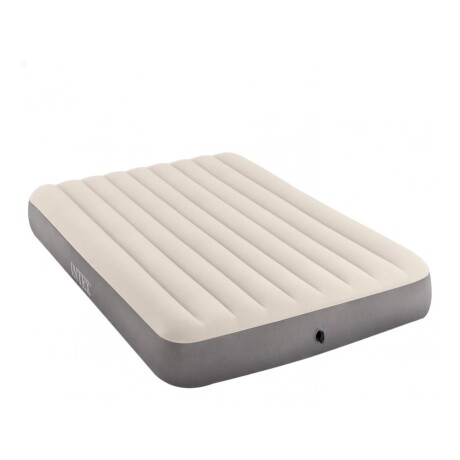 INTEX COLCHON DURA-BEAM BASICO 2 PLAZAS - VALVULA 2en1 CREMA Intex Colchon Dura-beam Basico 2 Plazas - Valvula 2en1 Crema