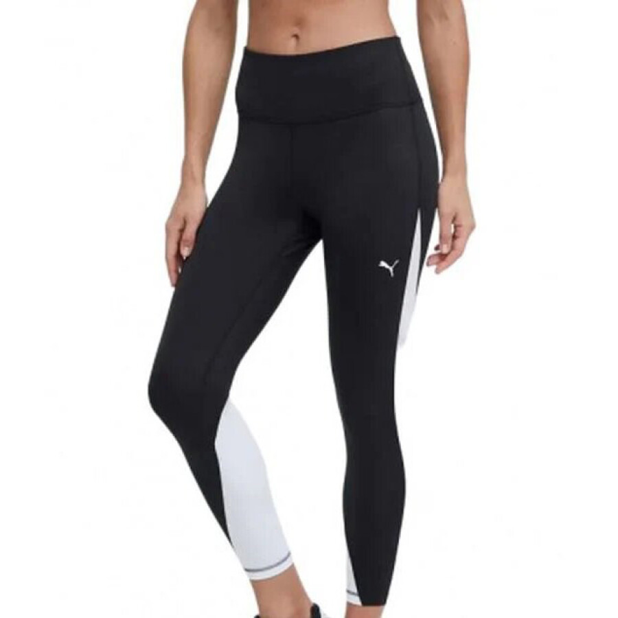 Calza de Mujer Puma Train All Day Tight Negro - Blanco