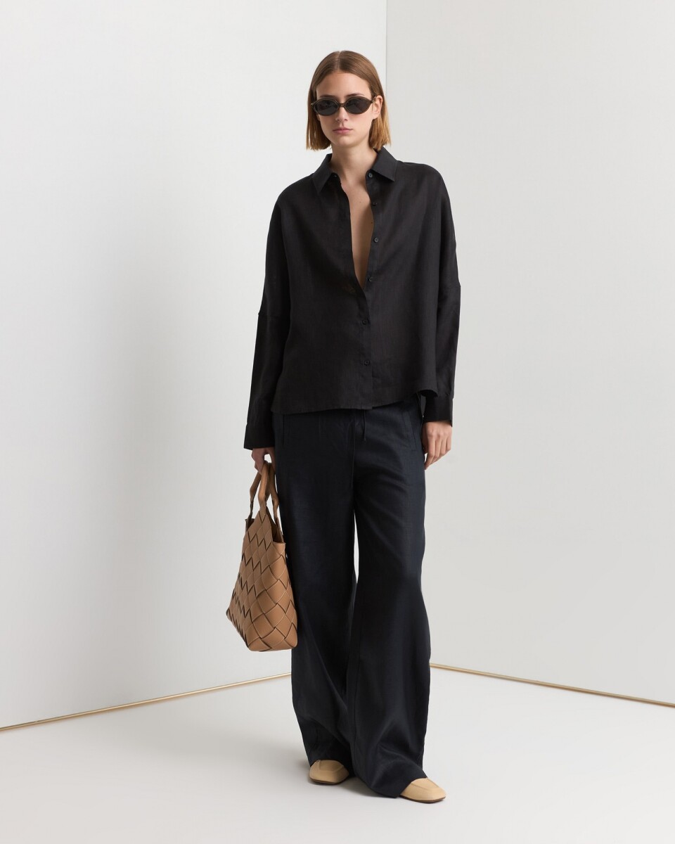 Camisa Monaco - Negro 