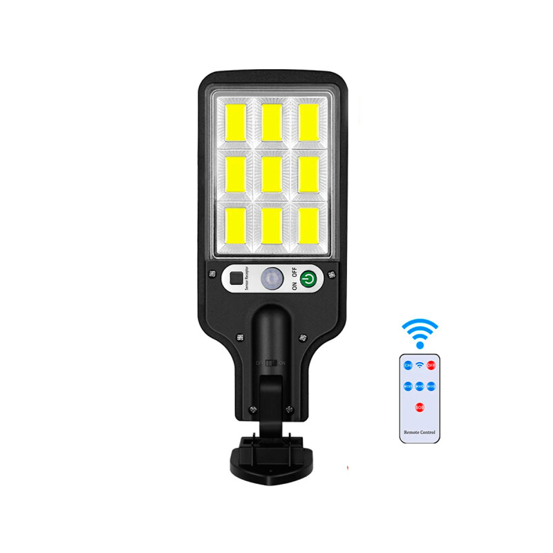 Lámpara Farol Led De Pared 6164 Carga Solar Con Sensor Y Control Remoto Lámpara Farol Led De Pared 6164 Carga Solar Con Sensor Y Control Remoto
