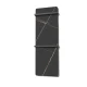 CALIENTA TOALLAS ELECTRICO DE ACERO INOXIDABLE 304 NEGRO 30X90X6 CM 93W 000