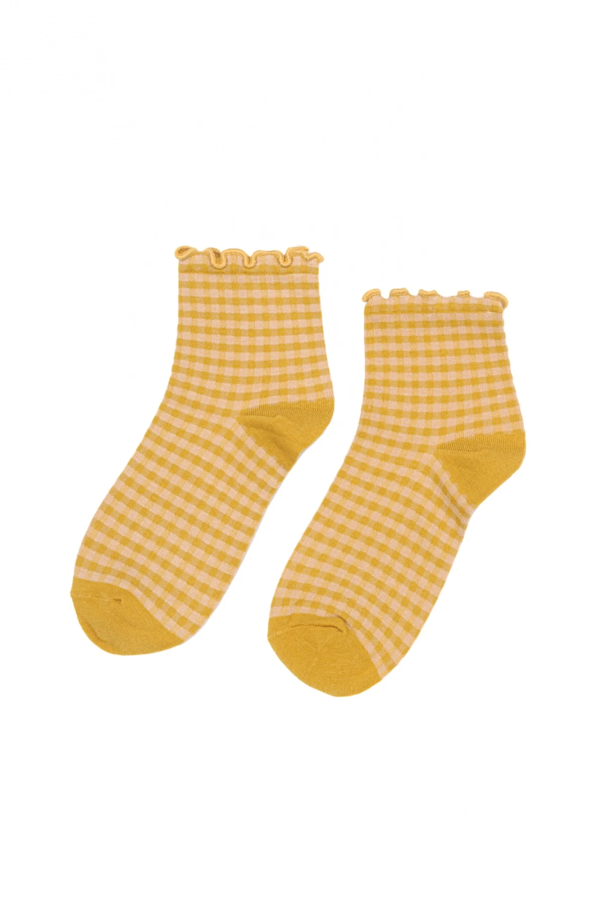 Medias Vichy Amarillo
