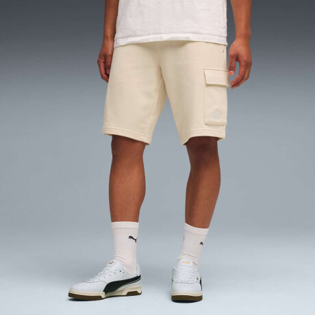 Short Ess N°1 Logo Cargo 10'' De Hombre Crema
