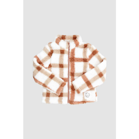 Campera infantil checks Rosa antique