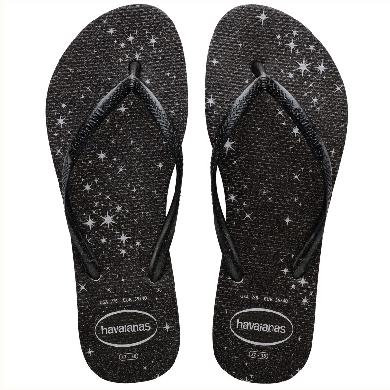 Sandalias de Mujer Havaianas Slim Gloss Gris - Gris