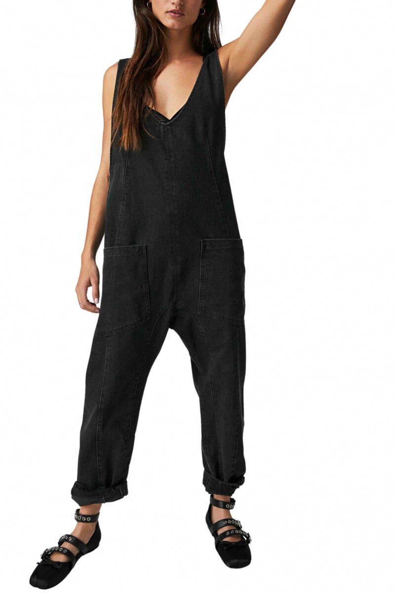 HIGH ROLLER JUMPSUIT Negro