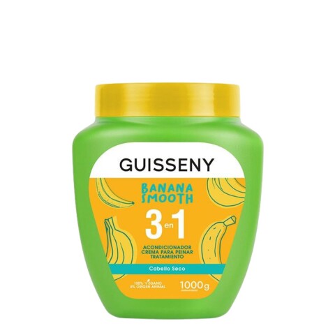 Crema tratamiento capilar 1000 g Guisseny Banana Smooth