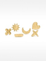 Set De Pendientes Dorados dorado