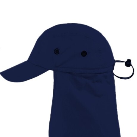 Gorro Visera con Tapanuca Azul